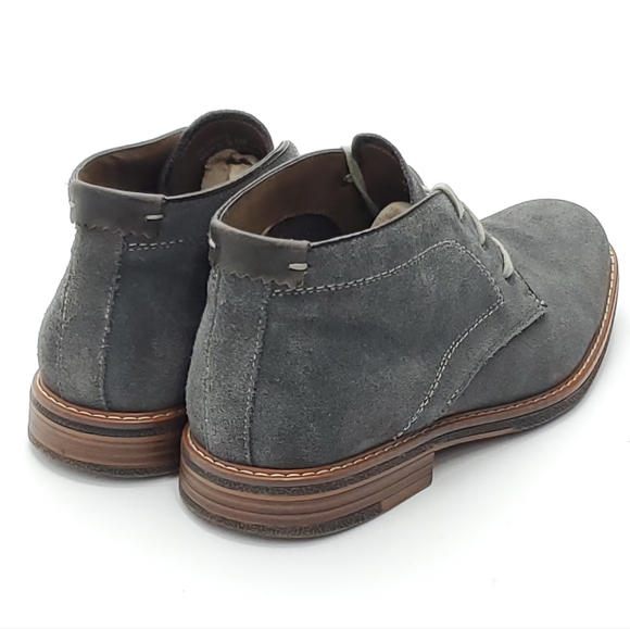 J. Murphy Desert Gray Mens Chukka Boots Lace Up Preppy Academia Casual Shoes 9.5
